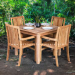 Set Rectangle Riva DIning Table 2